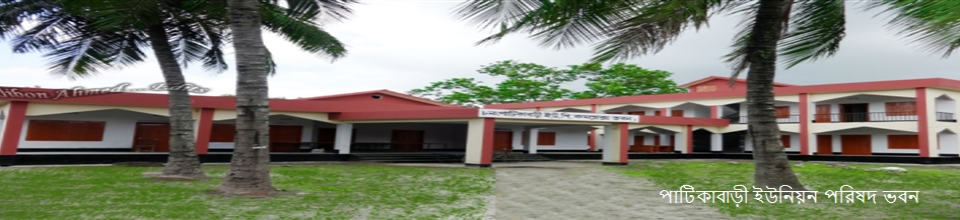 নবনির্মিত পাটিকাবাড়ী ইউনিয়ন পরিষদ ভবন