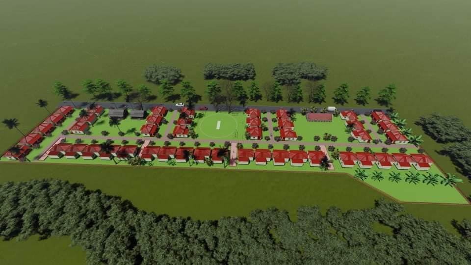 3D view of Ashrayan project
