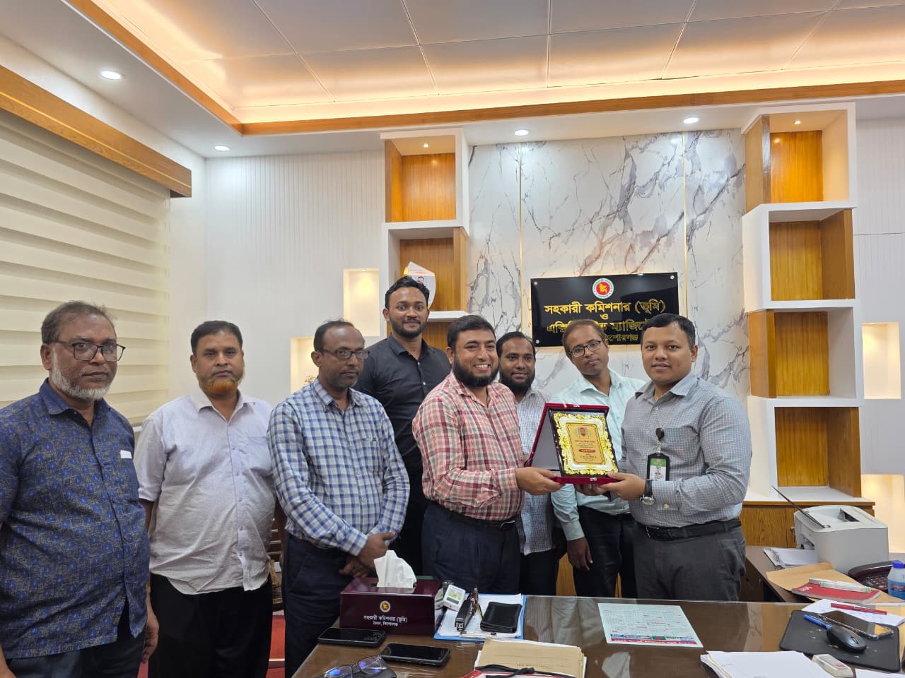 শিমুলকান্দি ইউনিয়ন ভূমি সহকারী কর্মকর্তা শাহ্‌ শফিকুল ইসলাম এর বিদায়