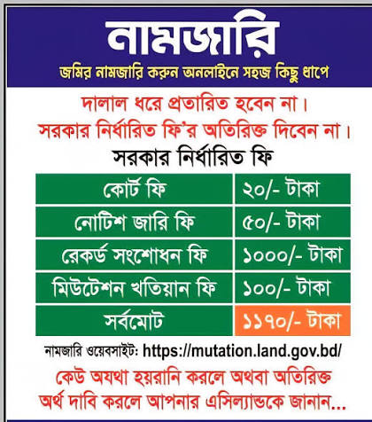 নামজারী ফি
