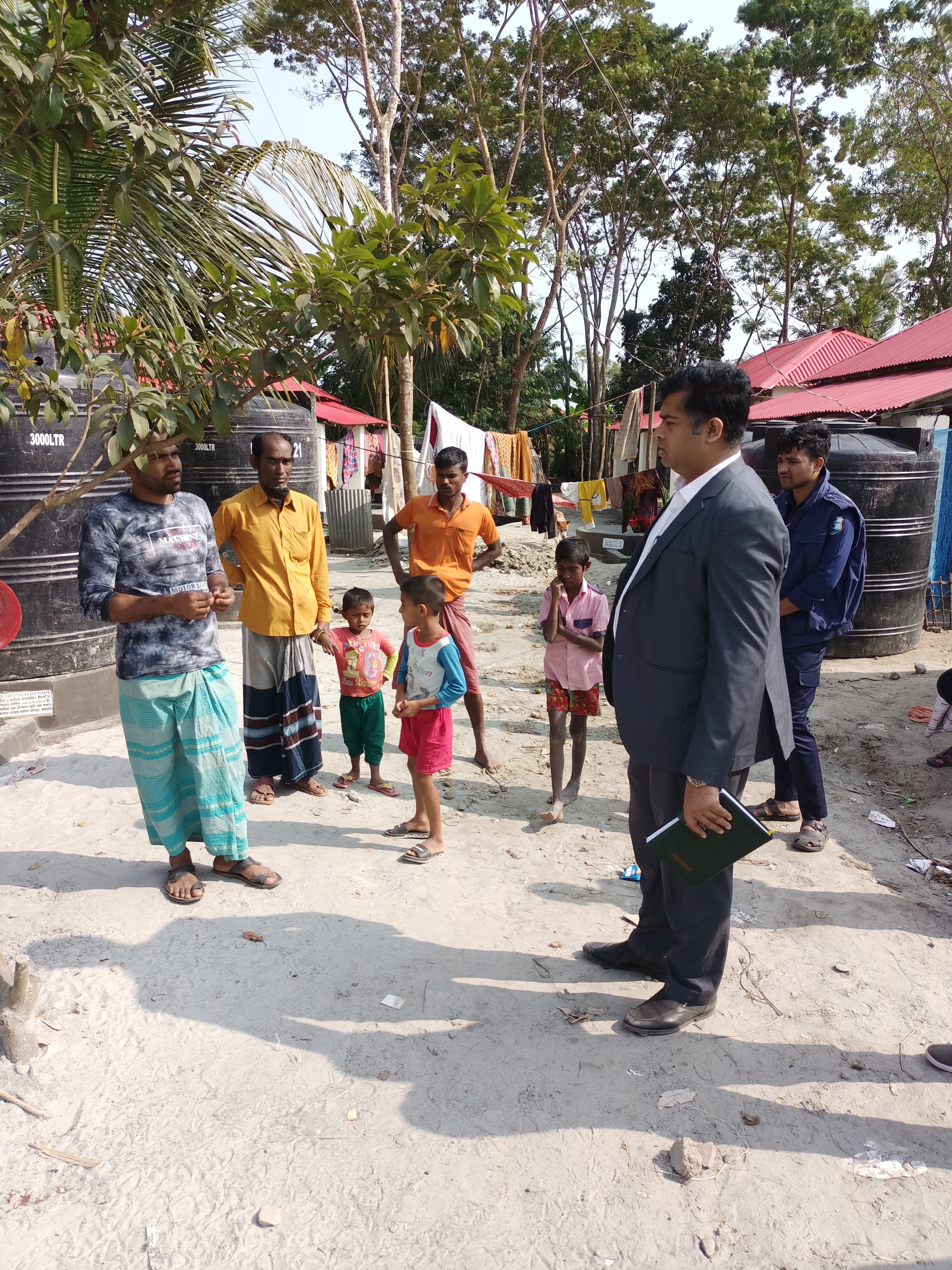 মুজিববর্ষের ঘর পরিদর্শন 