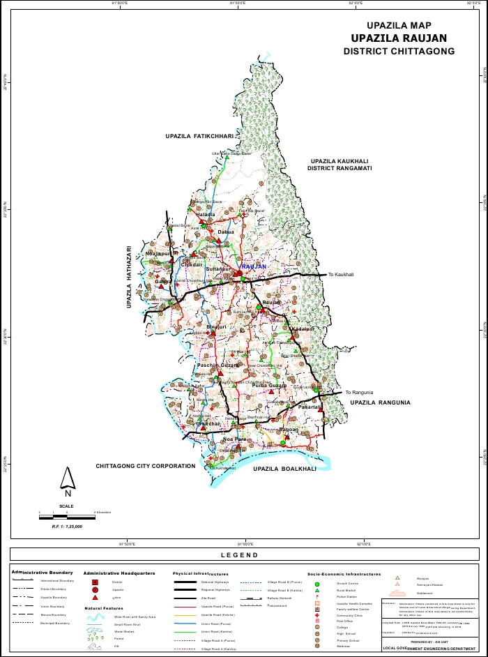 উপজেলা মানচিত্র 