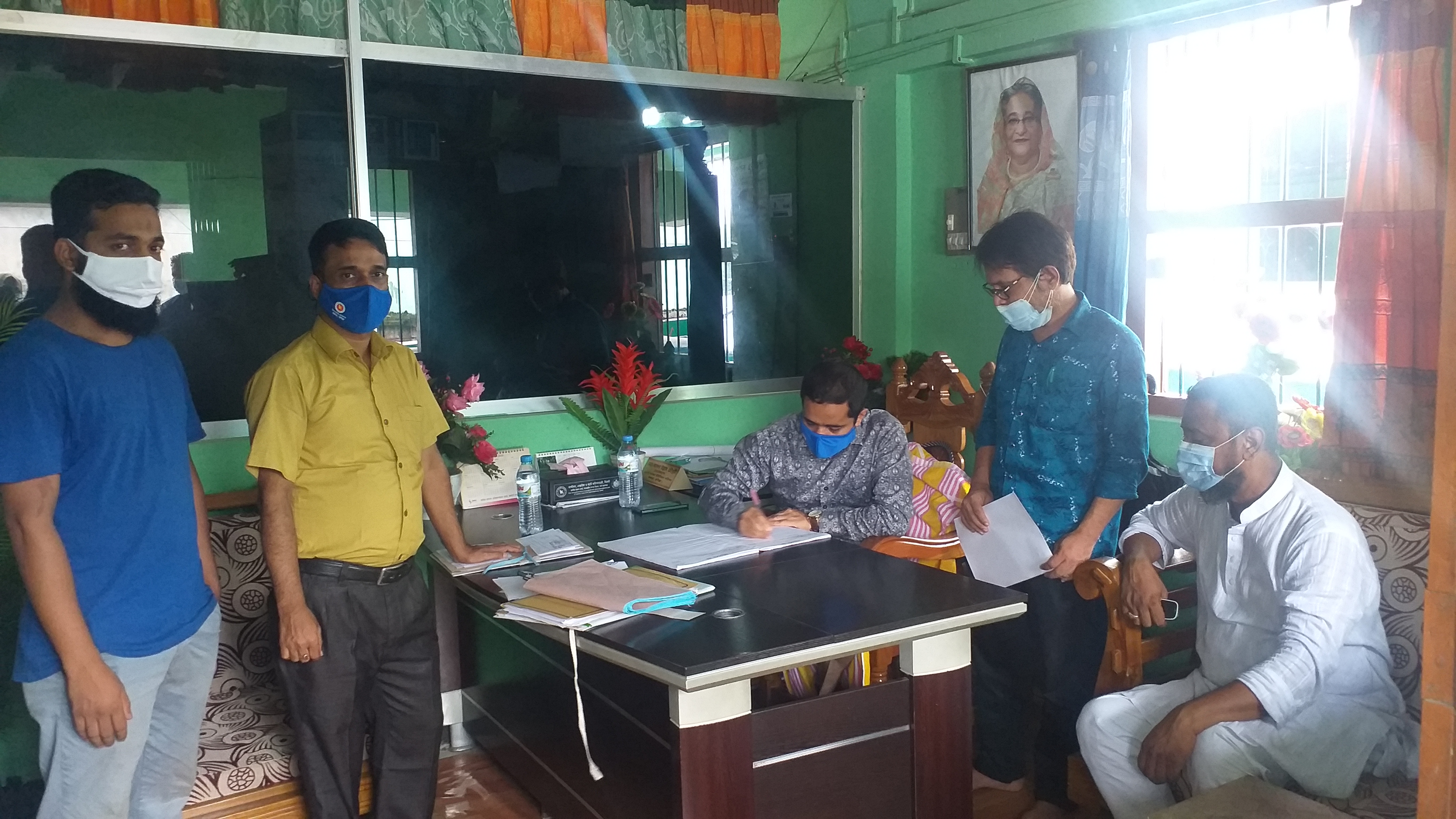 অদ্য ২৫/০৮/২০২১ তারিখ মাননীয় উপজেলা নির্বাহী কর্মকর্তা বরুড়া স্য়ার আড্ডা ইউনিয়ন পরিষদ, ইউনিয়ন ভূমি অফিস ও আড্ডা ডিগ্রী কলেজ পরিদর্শন।