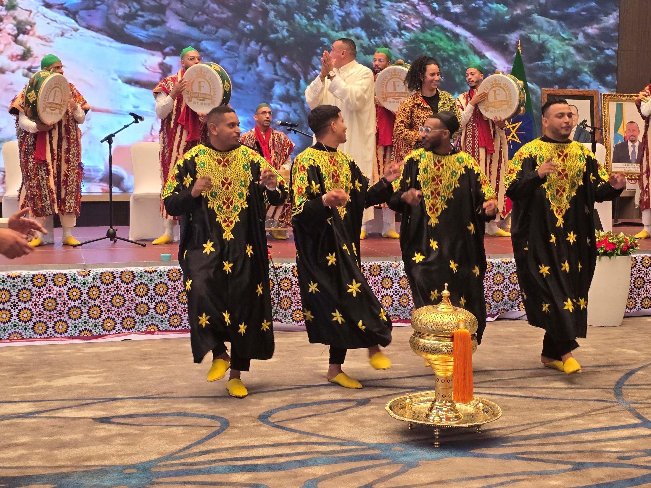 Invitation for 26th anniversary of His Majesty The King Mohammed VI of Morocco