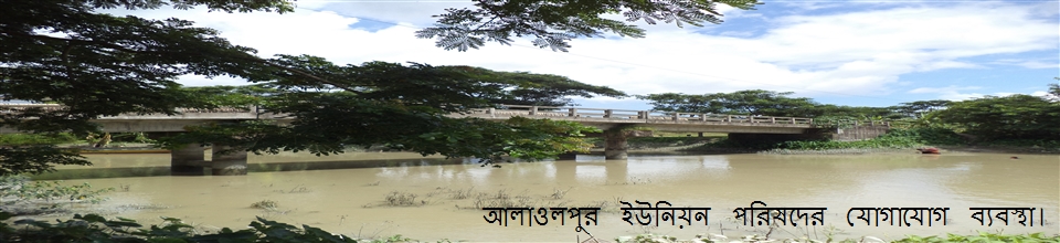 আলাওলাপুর ইউনিয়ন পরিষদ যোগাযোগ ব্যবস্থা।