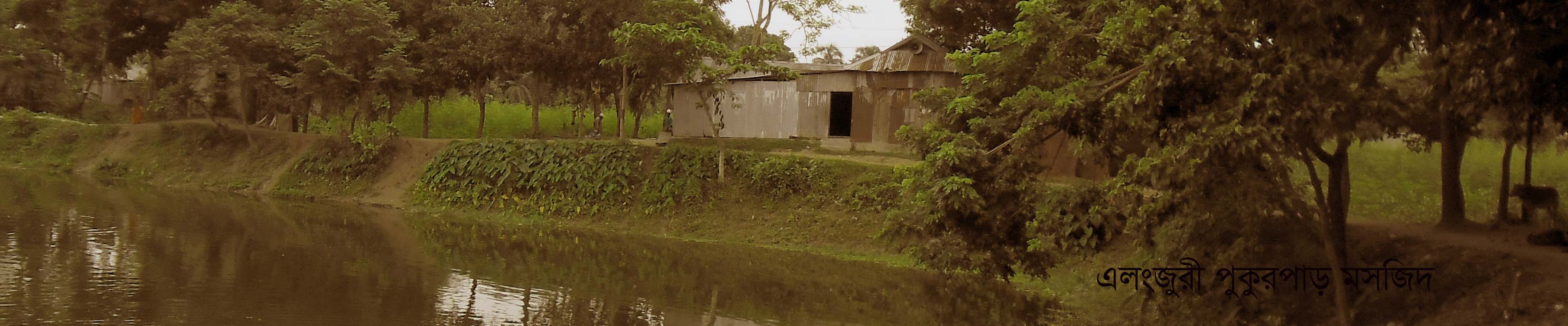 এলংজুরী পুকুর পাড় মসজিদ