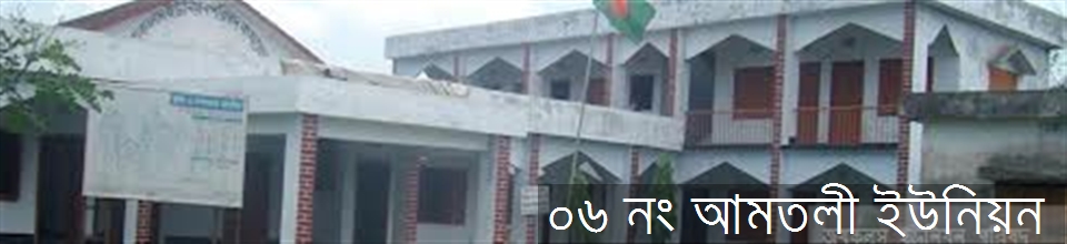 ০৬ নং আমতলী ইউনিয়ন পরিষদ ভবন