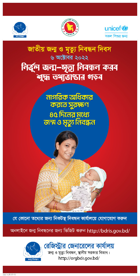 জন্ম মৃত্যু নিবন্ধন দিবসর 2023