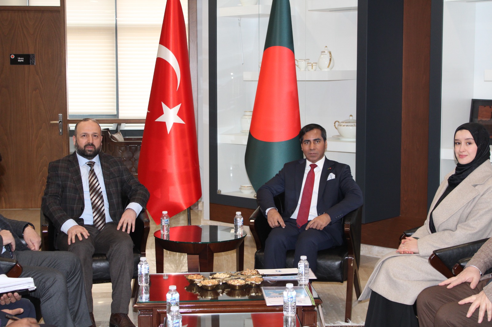 His Excellency met with Mr. UĞUR ÖZCA, President of a New World (Yeni Bir Dünya) Foundation on 18 February 2025