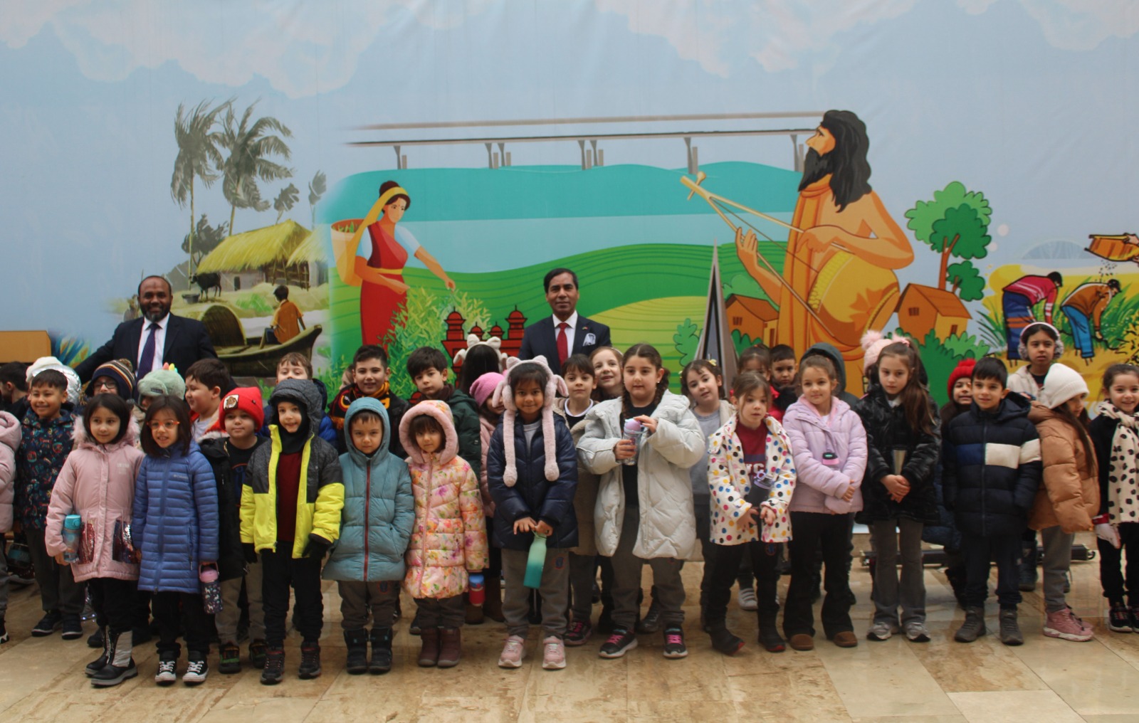 Students of Özel Yüce School visited the Embassy on 18.02.2025