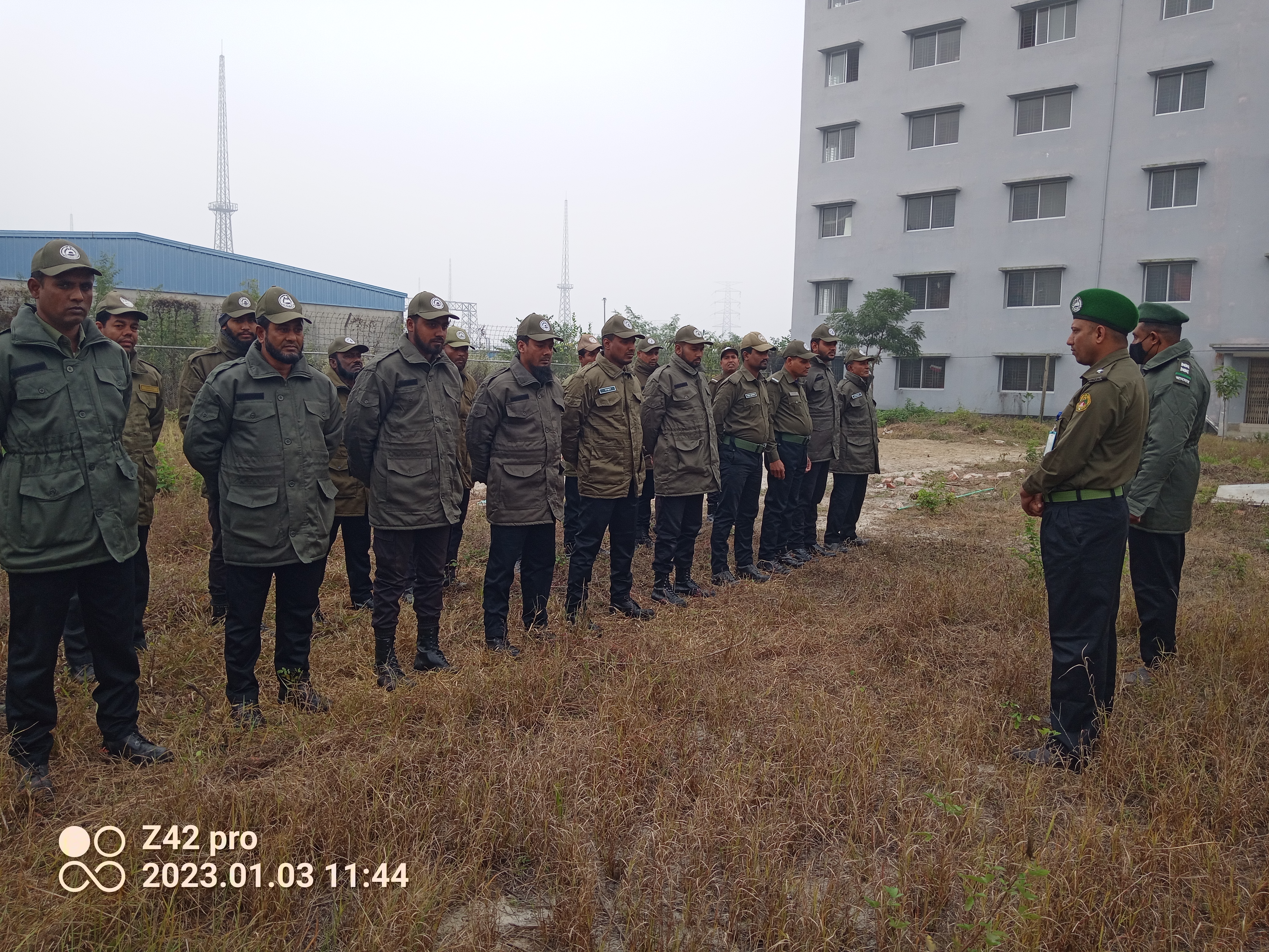 ভারত বাংলা আনসার গার্ড পরিদর্শন