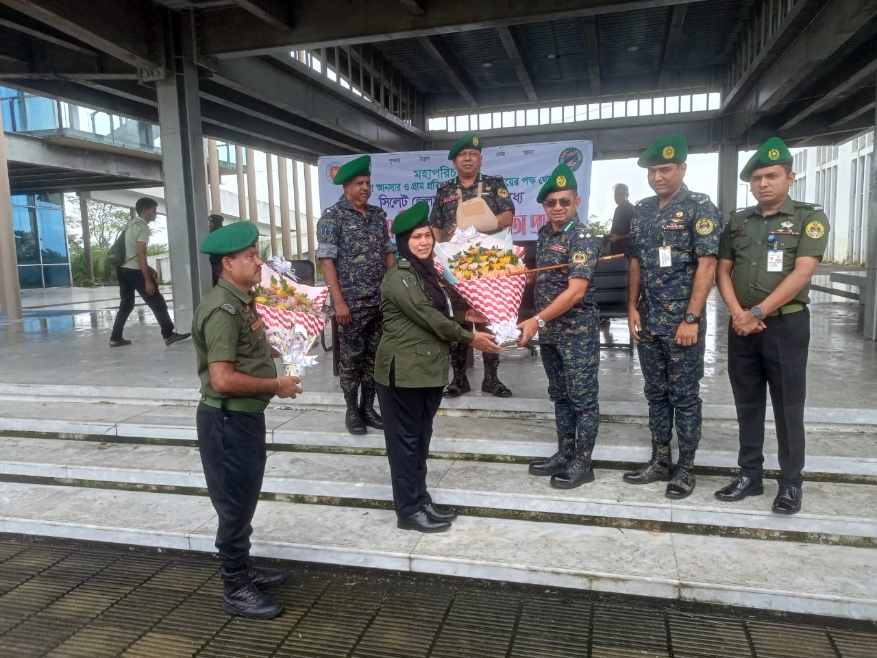 সাম্প্রতিক বন্যা-২০২৪ উপলক্ষে আনসার ও ভিডিপির পক্ষ থেকে ত্রান বিতরন।