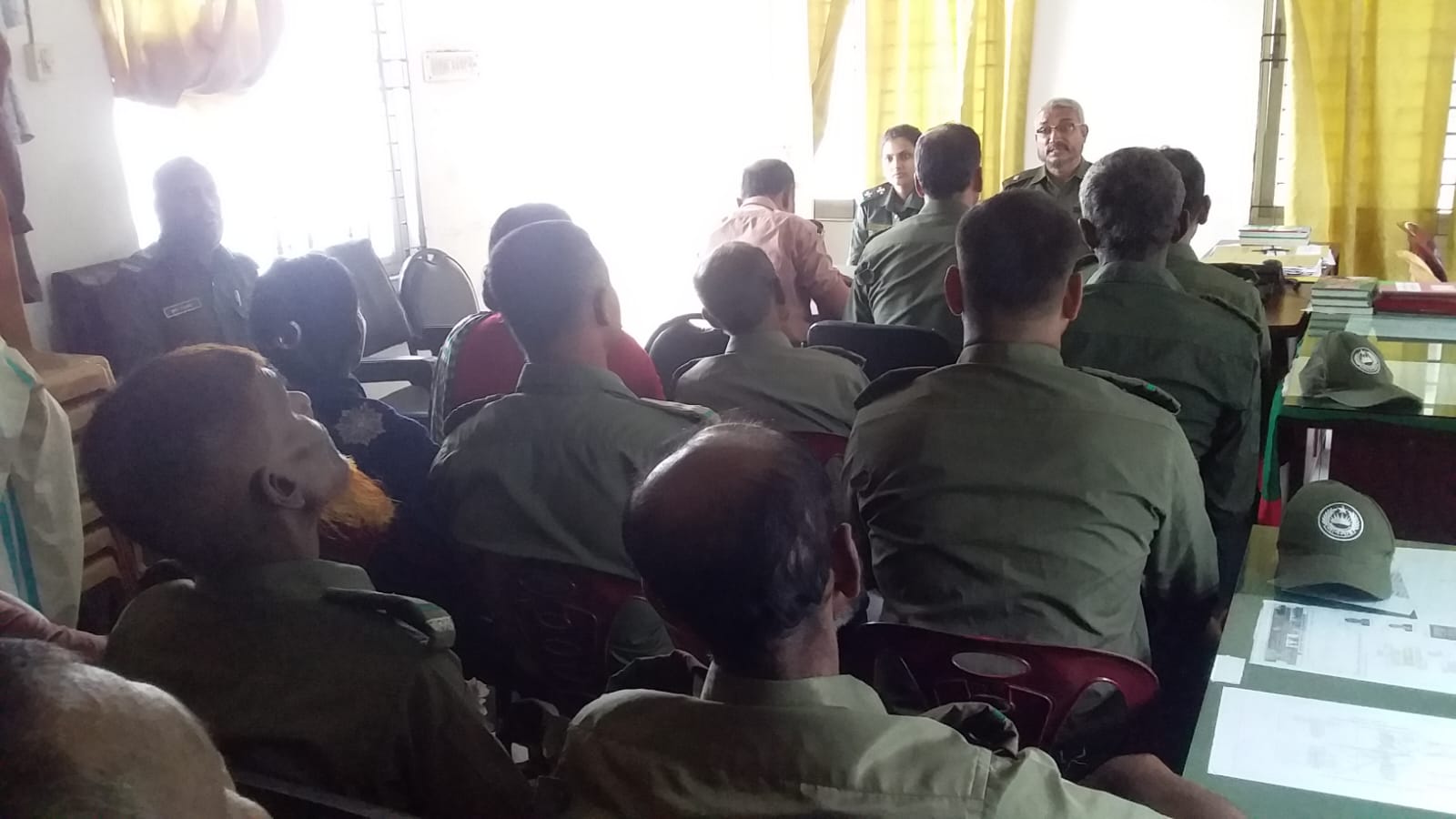 উপজেলা আনসার ও ভিডিপি অফিসের মাসিক মিটিং