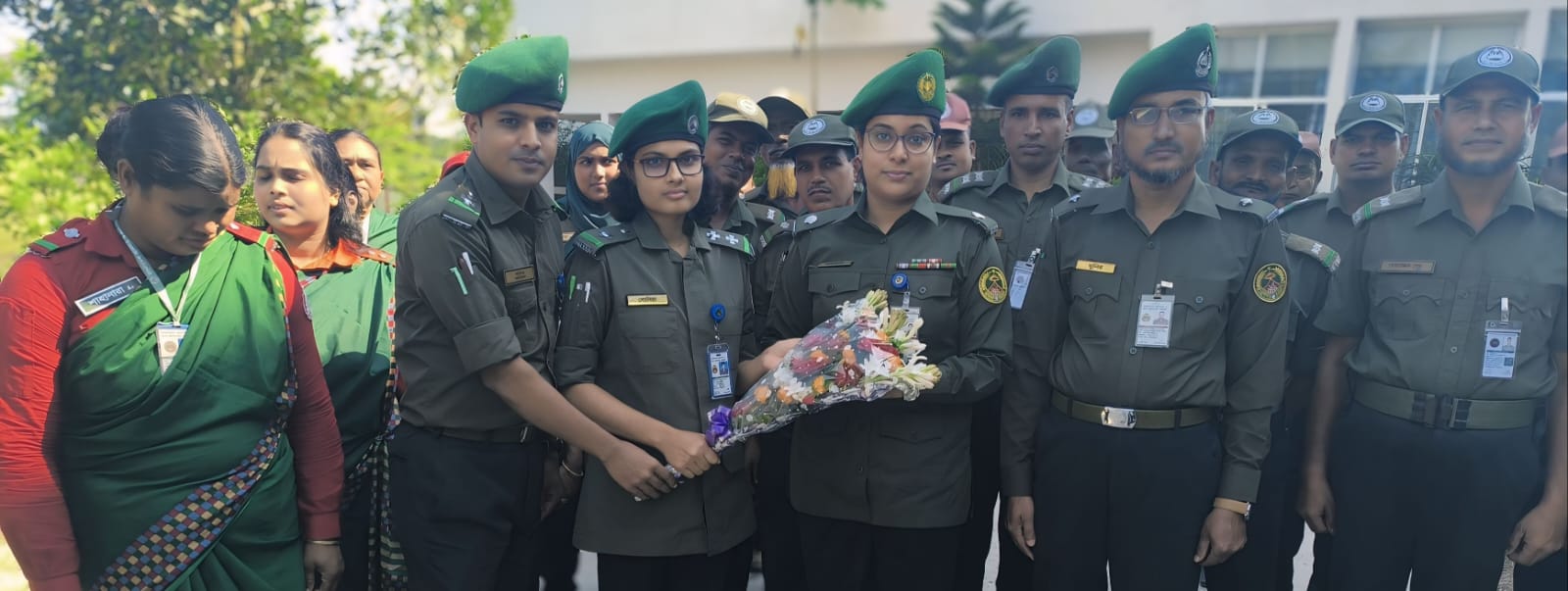 জেলা কমান্ড্যান্ট মহোদয়ের আগমন