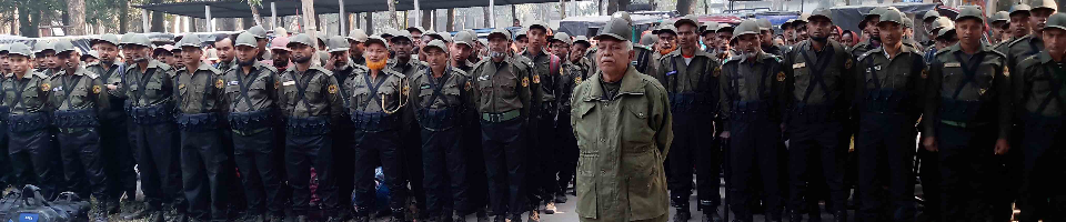 নির্বাচনের দায়িত্ব পালন