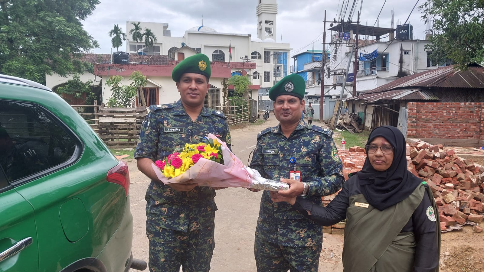 জেলা কমান্ড্যান্ট মহোদয়ের রোয়াংছড়ি আগমন