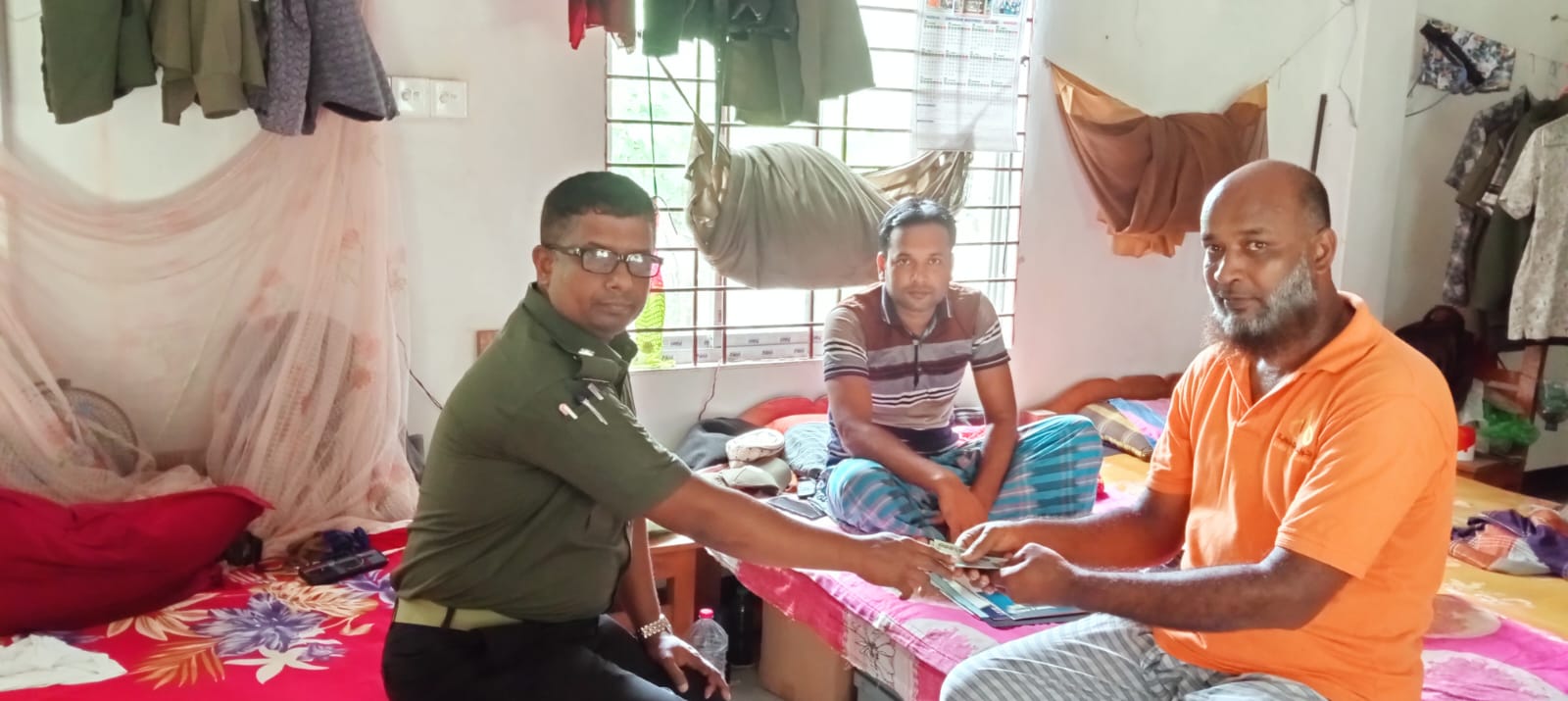 শরণখোলা উপজেলা ইউএনও গার্ড পরিদর্শন