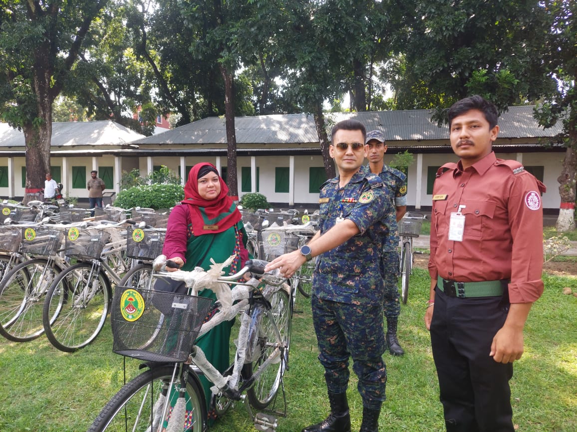 ভাতাভোগী সদস্য-সদস্যাদের মাঝে বাই সাইকেল বিতরণ কর্মসূচী-২০২৪