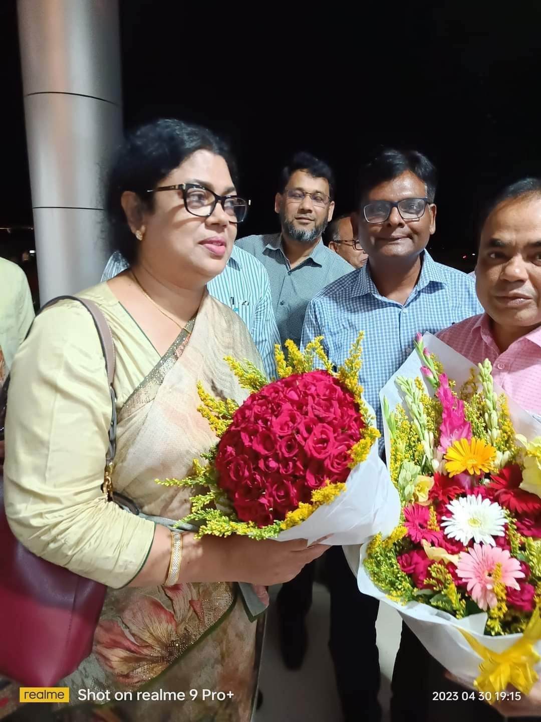 কৃষি মন্ত্রণালয়ের মাননীয় সচিব ও বিএডিসি চেয়ারম্যান এগ্রো সার্ভিস সেন্টার, বিএডিসি, দিনাজপুর পরিদর্শন।