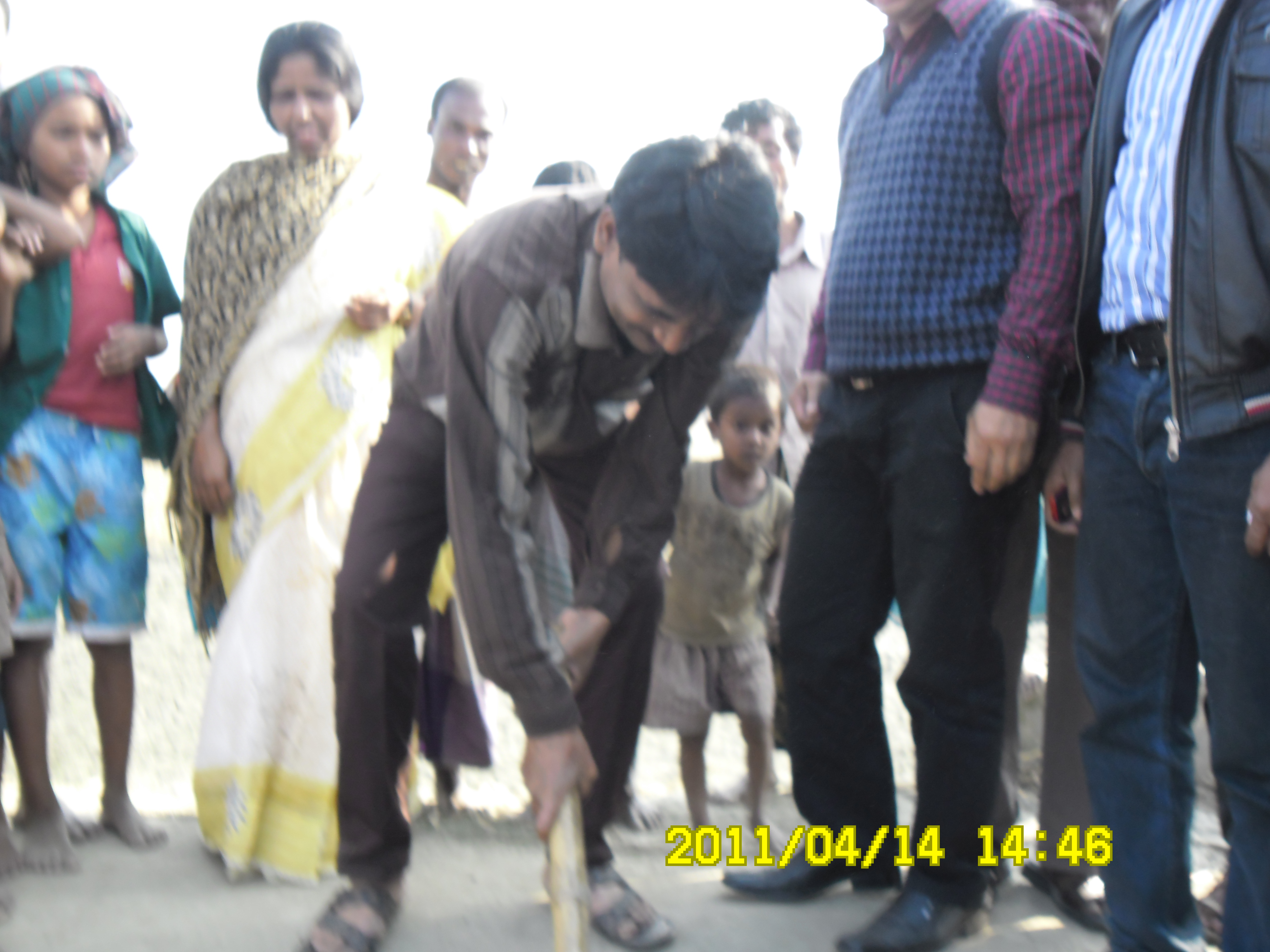 ব্রিজ নির্মানেে উদ্ভোধন