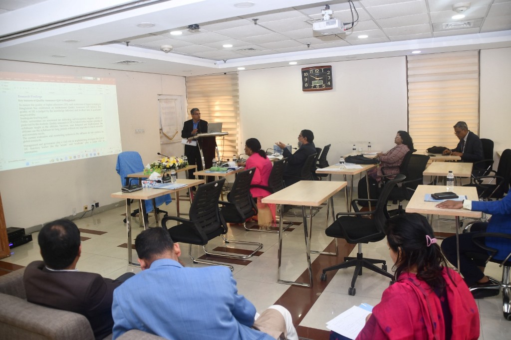 বাংলাদেশ অ্যাক্রেডিটেশন কাউন্সিলের অধীনে ২০২২-২৩ অর্থবছরে বাস্তবায়িত ০৯টি গবেষণা প্রকল্পের চূড়ান্ত প্রতিবেদন উপস্থাপন সংক্রান্ত কর্মশালা