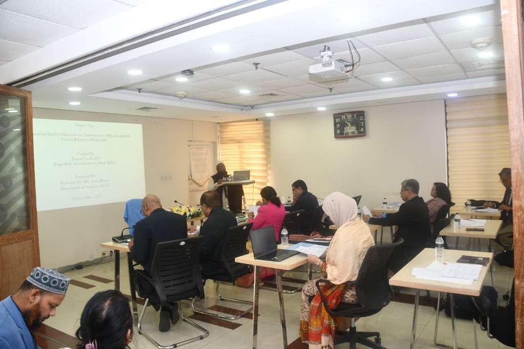 বাংলাদেশ অ্যাক্রেডিটেশন কাউন্সিলের অধীনে ২০২২-২৩ অর্থবছরে বাস্তবায়িত ০৯টি গবেষণা প্রকল্পের চূড়ান্ত প্রতিবেদন উপস্থাপন সংক্রান্ত কর্মশালা