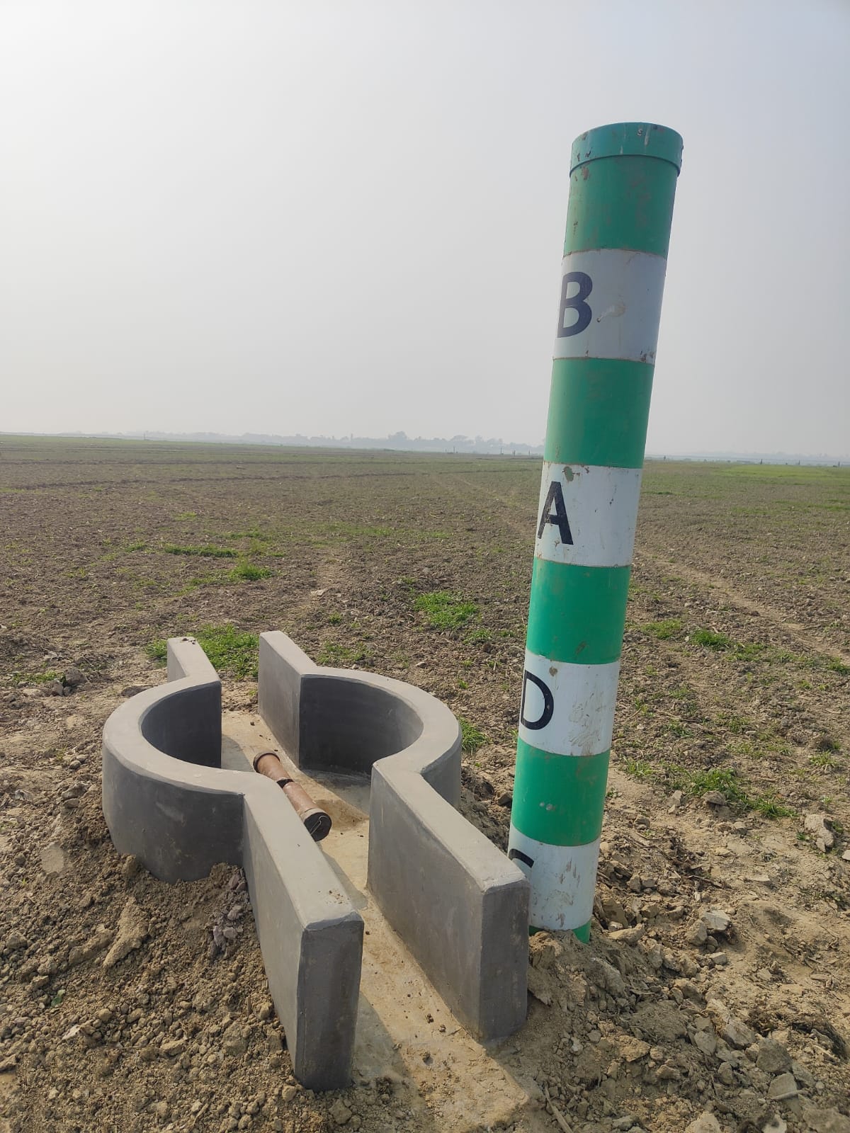 ভূগর্ভস্থ সেচনালার আউটলেট স্ট্রাকচার