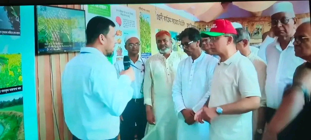 কৃষক কার্ড উদ্ধোধন ও কৃষি মেলা ২০২৬ এ মাননীয় প্রধানমন্ত্রী কর্তৃক বিএডিসি'র স্টল পরিদর্শনের একাংশ