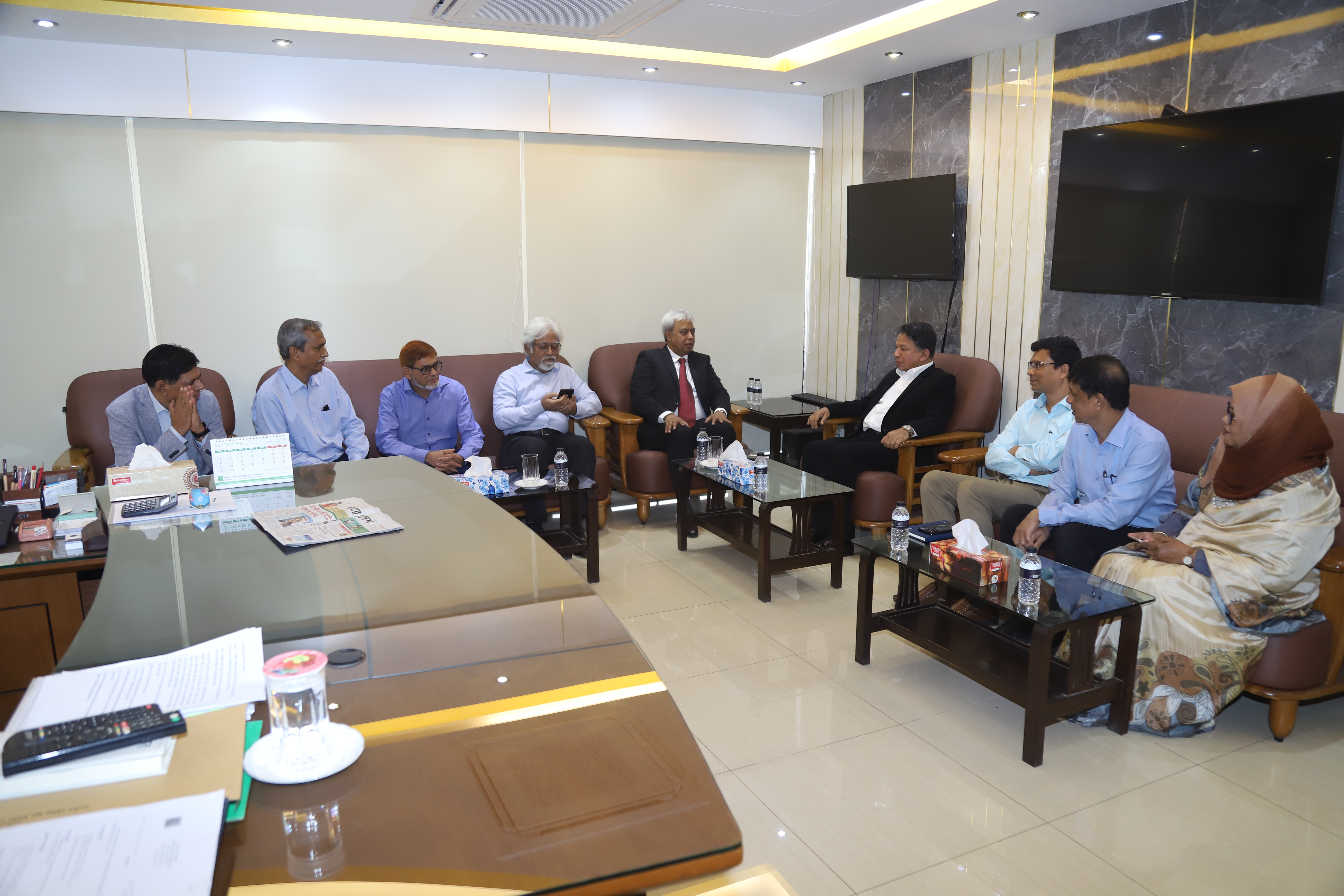 বিজ্ঞান ও প্রযুক্তি মন্ত্রণালয়ের মাননীয় সচিব মহোদয় জনাব মোঃ আনোয়ার হোসেন বাংলাদেশ পরমাণু শক্তি নিয়ন্ত্রণ কর্তৃপক্ষের বিভিন্ন পর্যায়ের বিজ্ঞানীদের সাথে মতবিনিময় সভা।