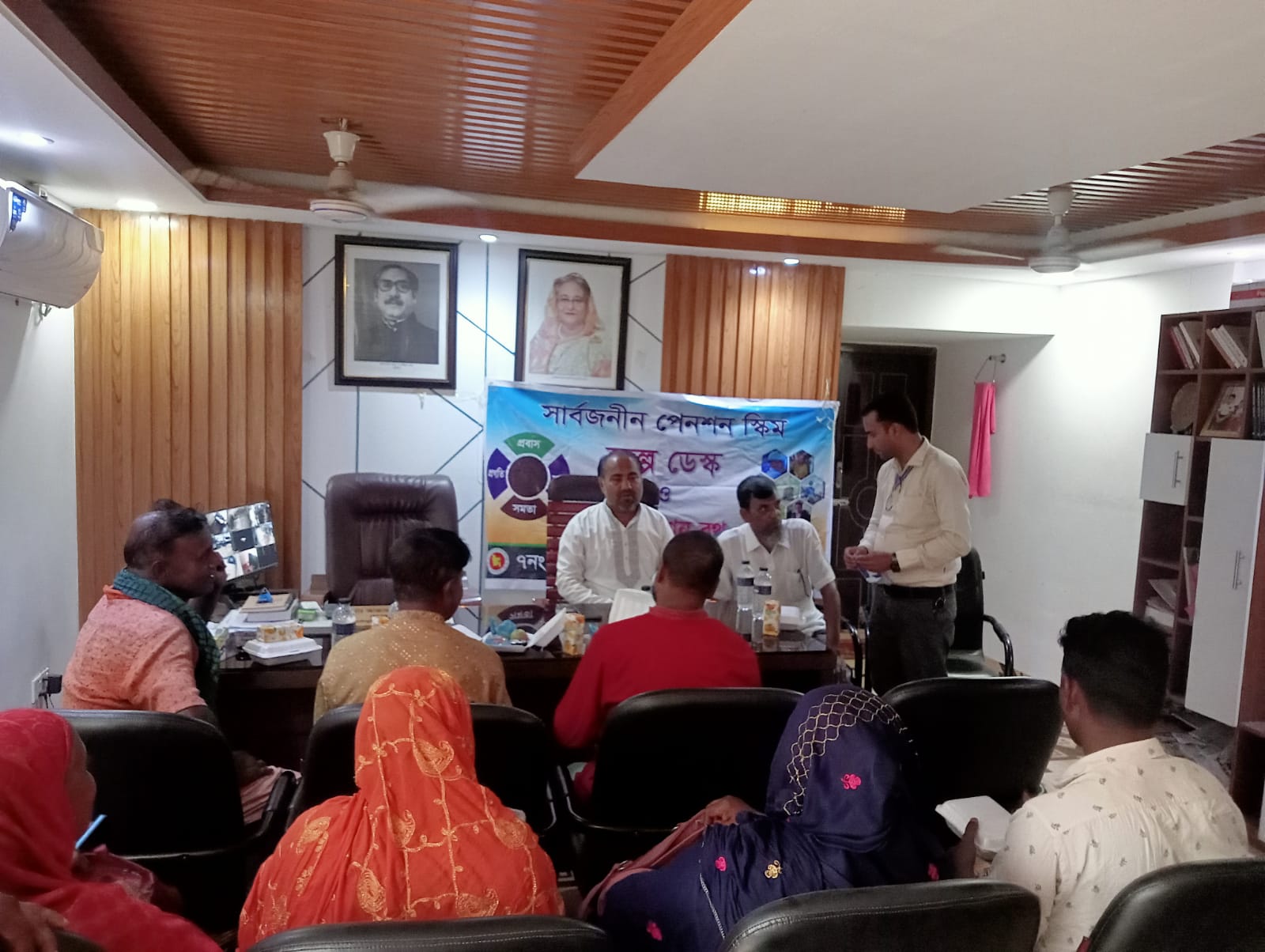 সর্বজনীন পেনশন সংক্রান্ত সেবা প্রদানের চিত্র