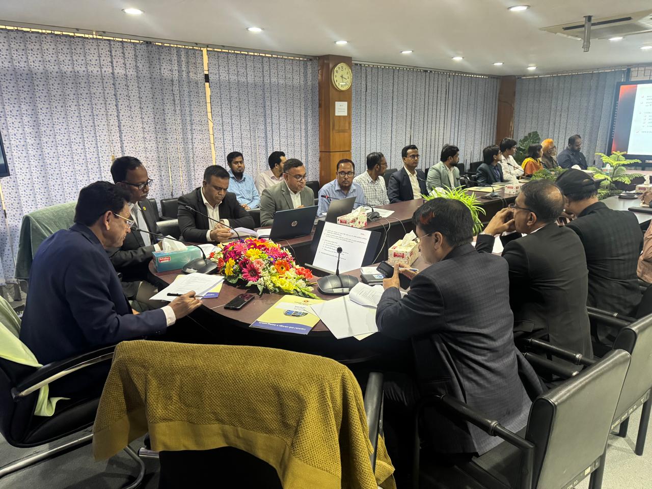 জনাব আ ন ম এহছানুল হক মিলন, মাননীয় মন্ত্রী, শিক্ষা মন্ত্রণালয় এর ব্যানবেইস পরিদর্শন ও কর্মকর্তাদের সাথে মতবিনিময়