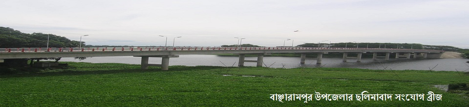 বাঞ্ছারামপুর উপজেলার ছলিমাবাদ সংযোগ ব্রীজ