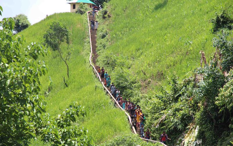 ত্রিপুরাছড়ার যয্যর্বছড়া মোনে জুম চাষ