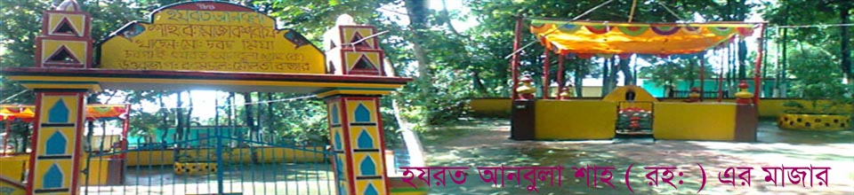 হযরত আনবুলা শাহ ( রহ: ) এর মাজার ।