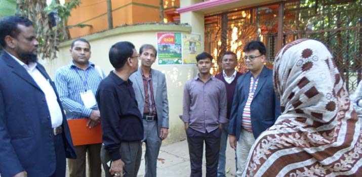 ডিজি কর্তৃক জলবায়ু জরিপ কাজ পরিদর্শন