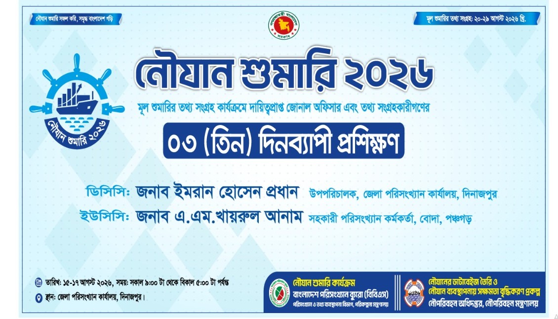 নৌযান শুমারি-২০২৬