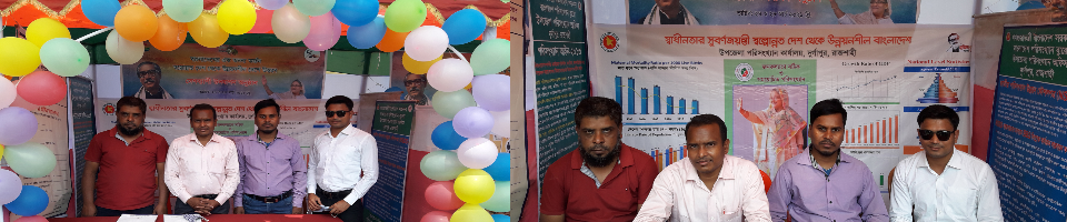 স্বাধীনতার সুবর্ণজয়ন্তী:স্বল্পোন্নত দেশ থেকে উন্নয়নশীল বাংলাদেশ উন্নয়ন মেলা