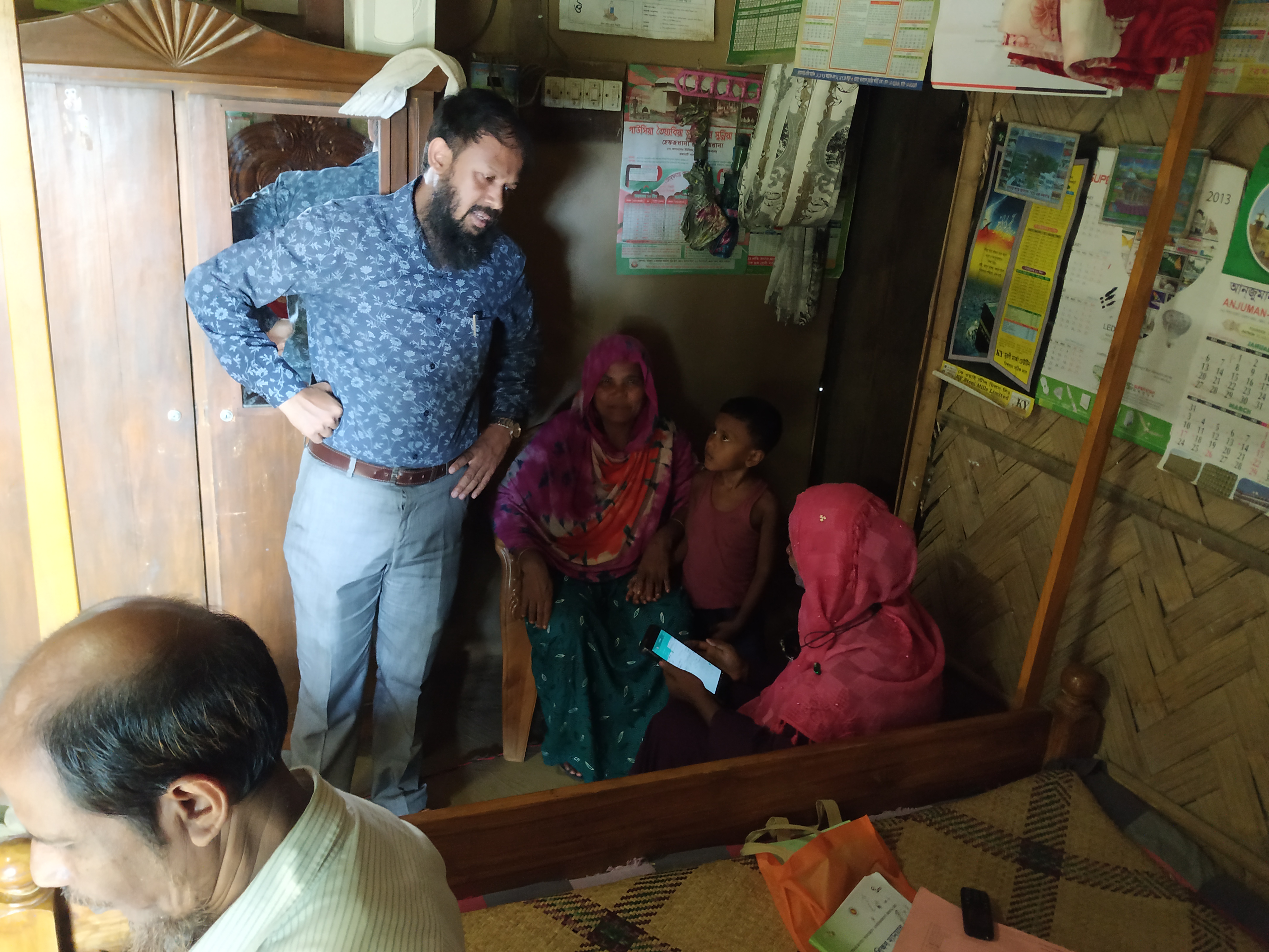 RSPA প্রজেক্টের কাজ তদারকি করতে ভাসান্যাদমের পিএসইউতে সম্মানিত উপ-পরিচালক(ভাঃপ্রাঃ) জনাব নুর উজ জমান স্যার