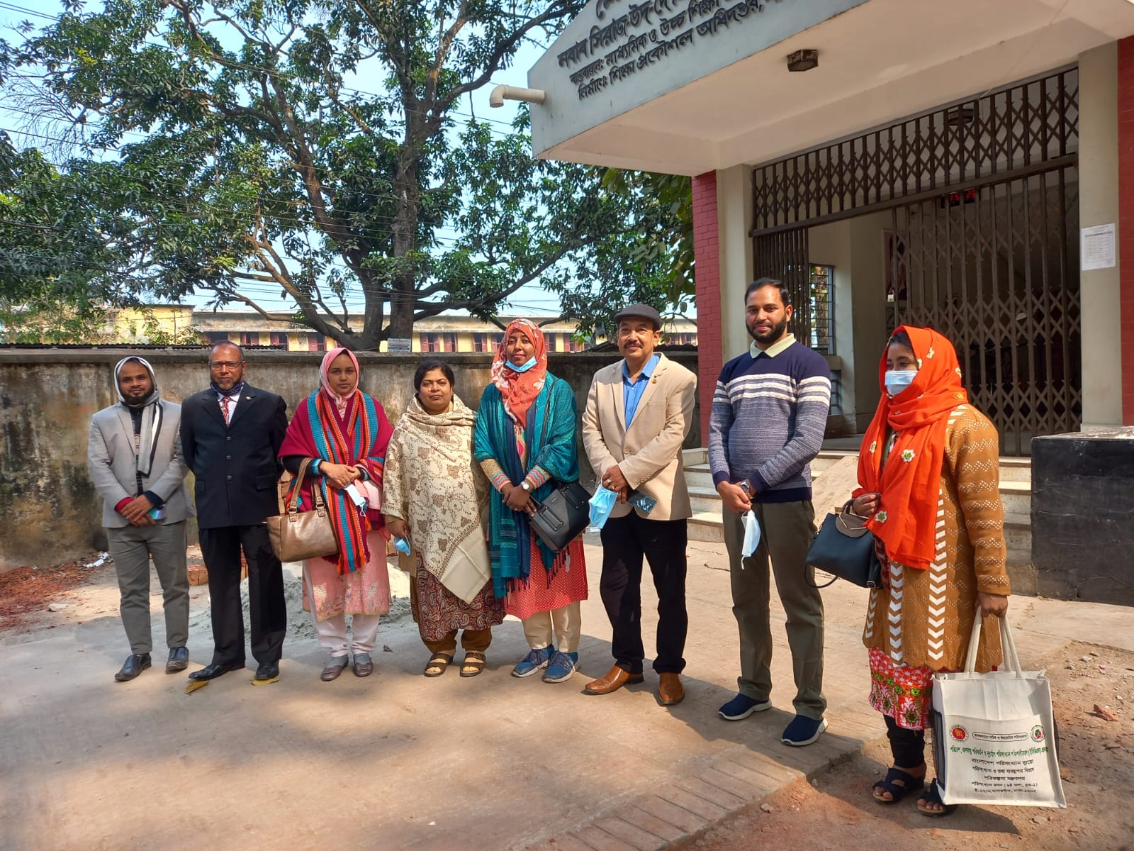 ECDS এর জরীপ কার্যক্রমে নাটোর সরকারী কলেজ পরিদর্শন।