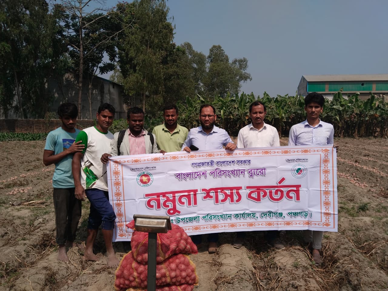 আলু ফসলের নমুনা কর্তন ২০২৬