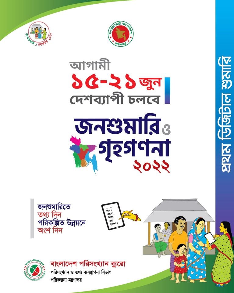 জনশুমারি-২০২২ পোস্টার