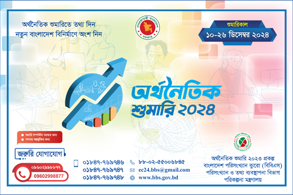 অর্থনৈতিক শুমারি-২০২৪ ব্যানার