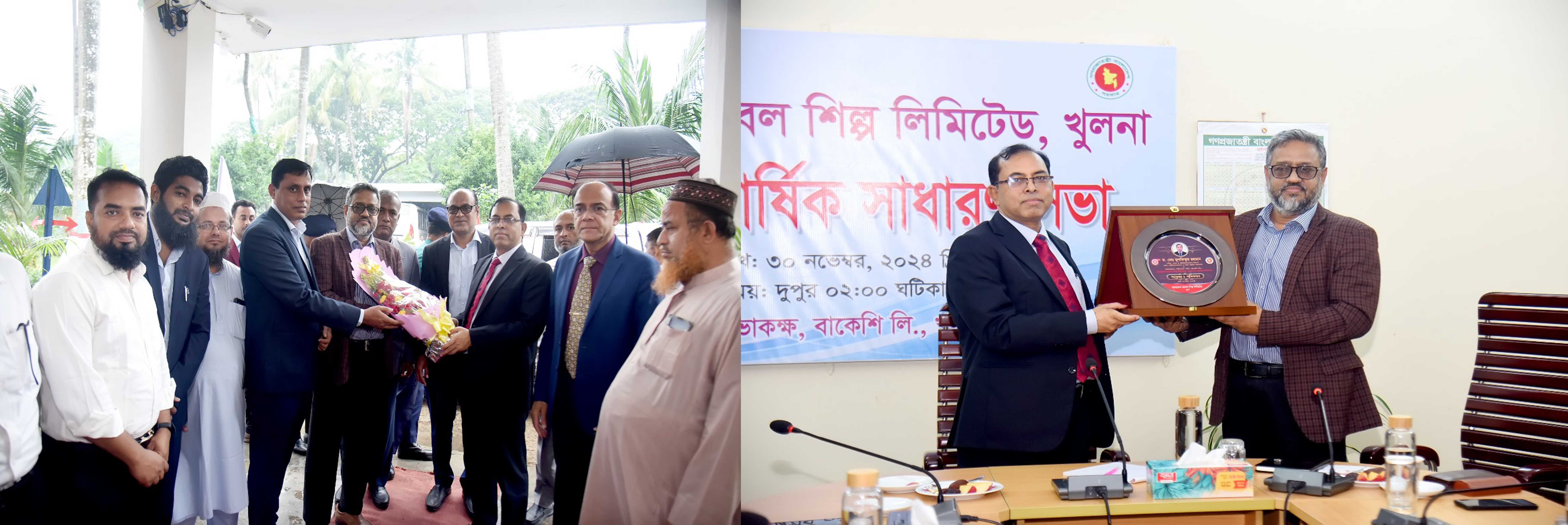 জনাব ড. মোঃ মুশফিকুর রহমান সচিব, ডাক ও টেলিযোগাযোগ বিভাগ মহোদয় ও পরিচালনা পর্ষদের পরিচালকবৃন্দ বাকেশি পরিদর্শন করেন