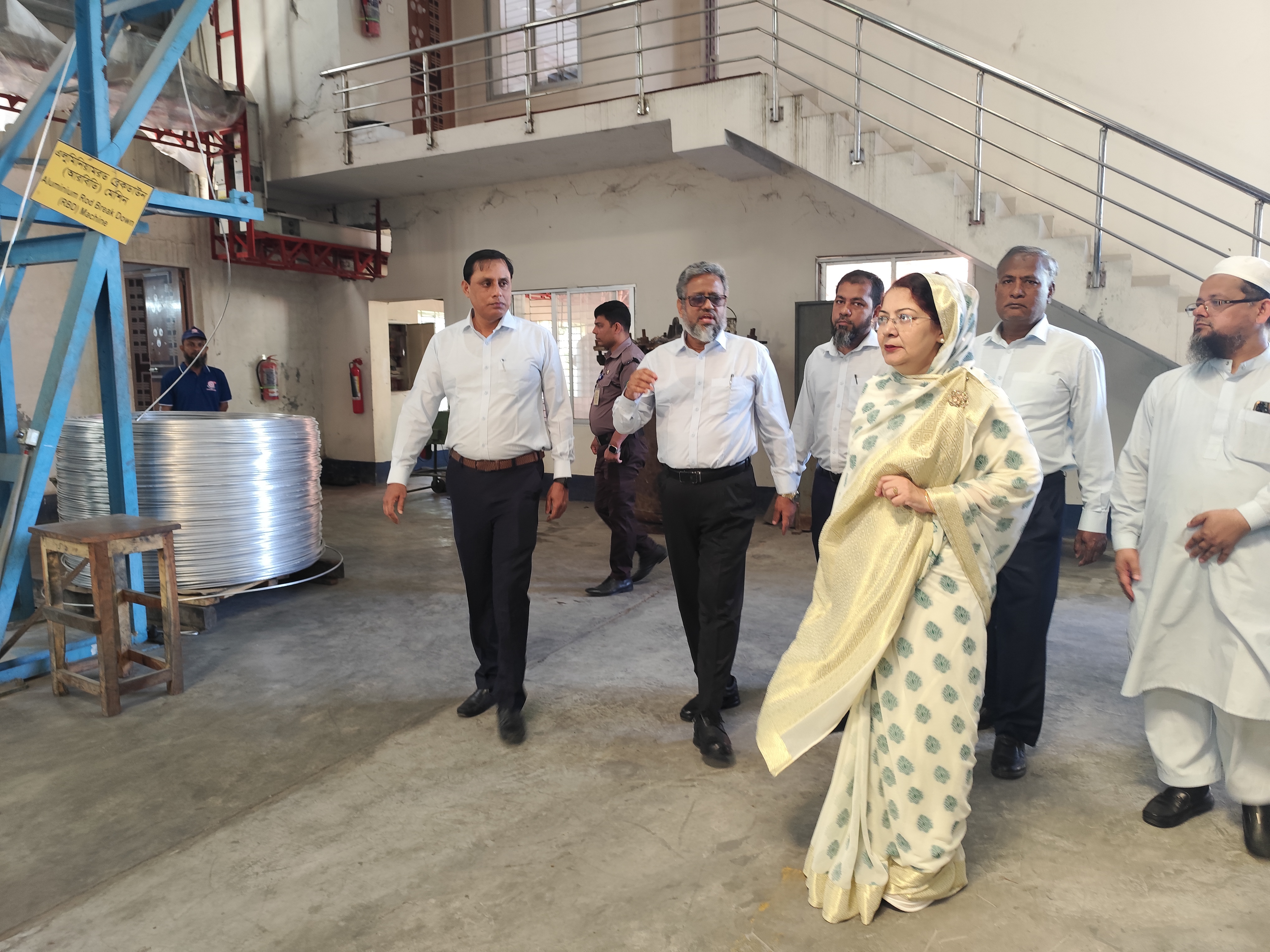 গণপ্রজাতন্ত্রী বাংলাদেশ সরকারের ডাক ও টেলিযোগাযোগ বিভাগের সচিব এবং বাকেশি পরিচালনা পরিষদের চেয়ারম্যান জনাব মিজ বিলকিস জাহান রিমি বাংলাদেশ ক্যাবল শিল্প লিমিটেড পরিদর্শন করেন।