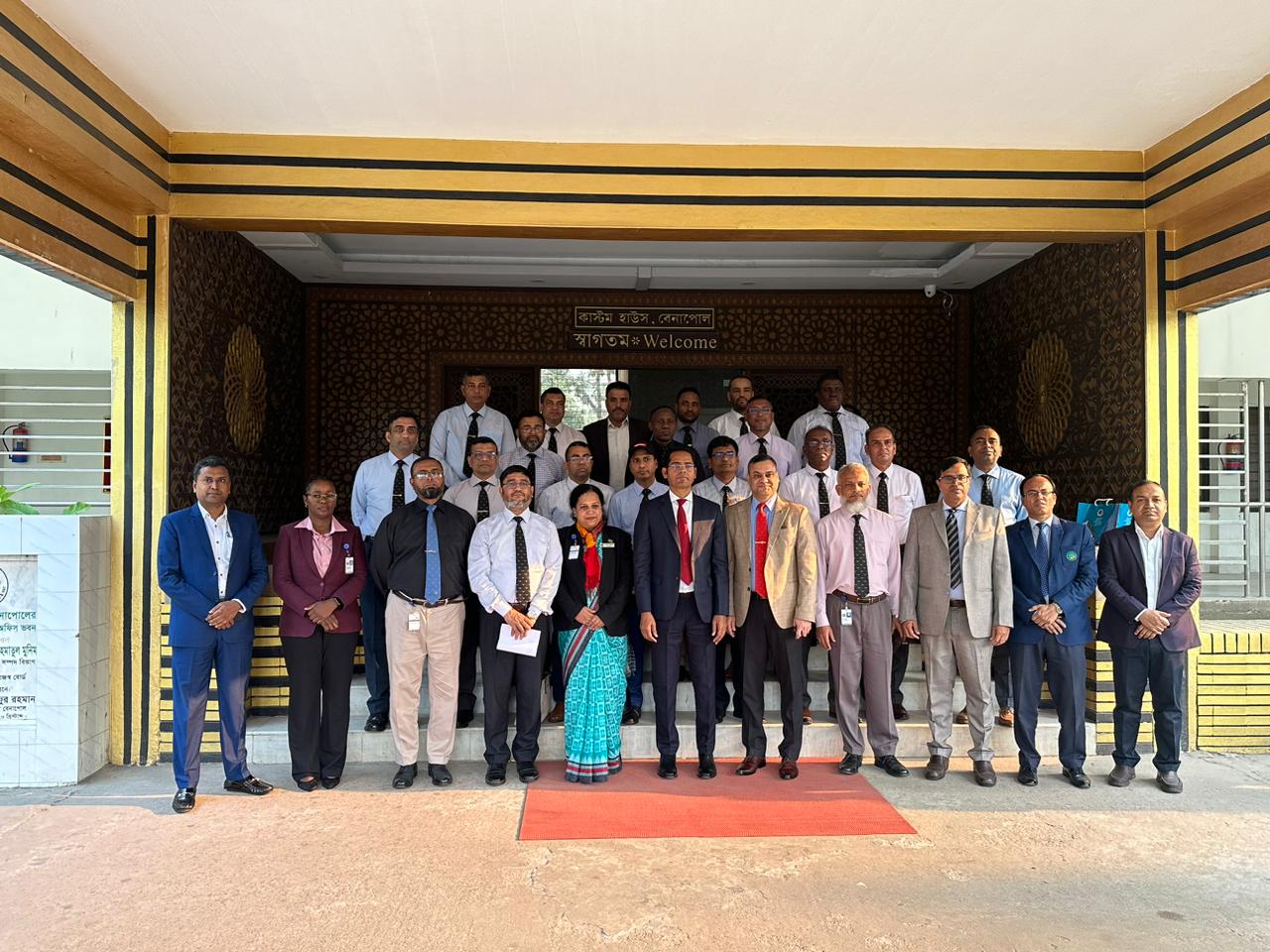 National Defence Course-2024 এর আগত ডেলিগেশন কর্তৃক বেনাপোল কাস্টম হাউজ পরিদর্শন