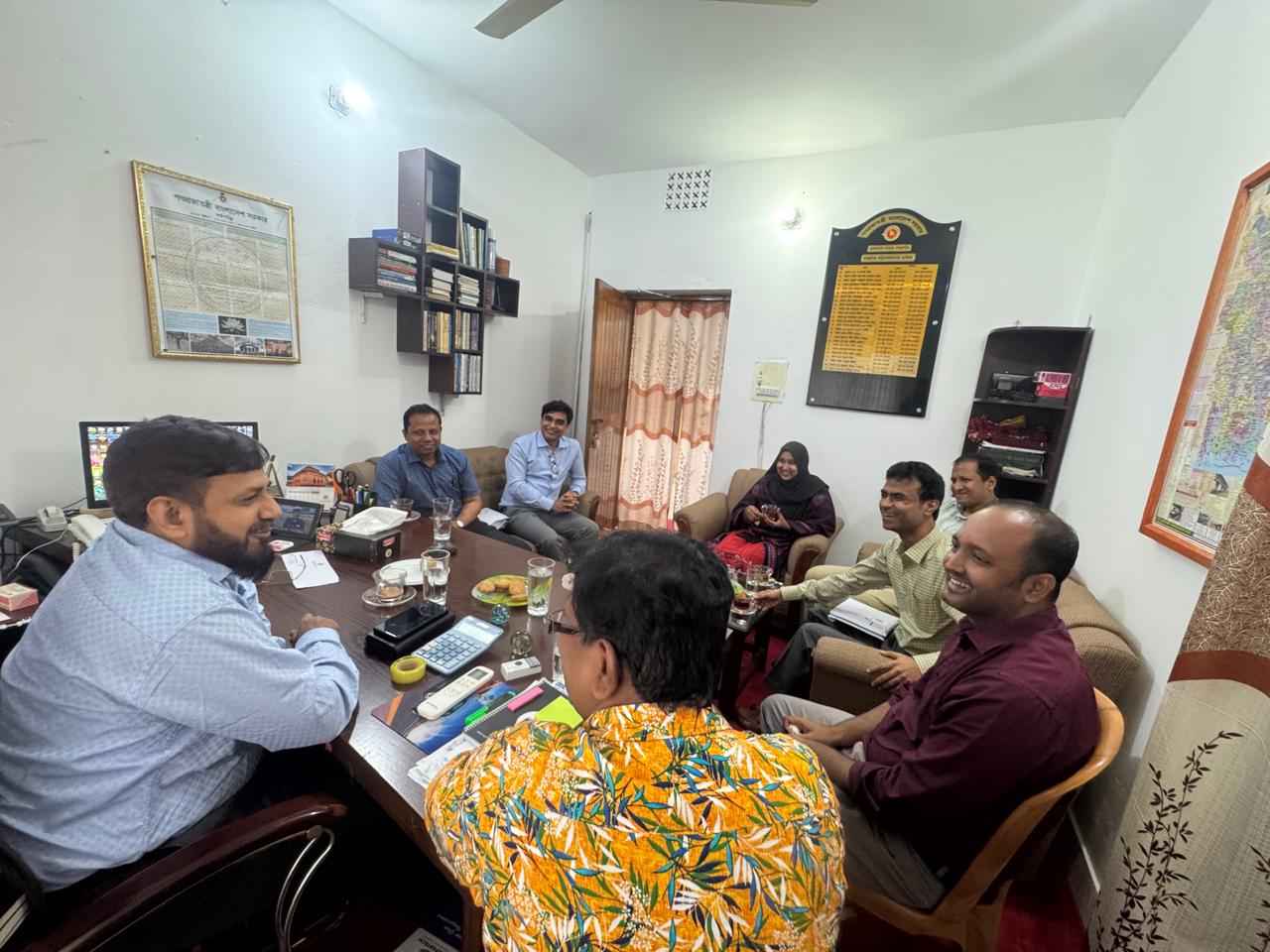 উপমহাপরিচালক (বার্তা) জনাব মুহাম্মদ শরীফুল কাদের মহোদয় এর সাথে ঠাকুরগাঁও বেতারের কর্মকর্তাদের সাথে মতবিনিময় সভা