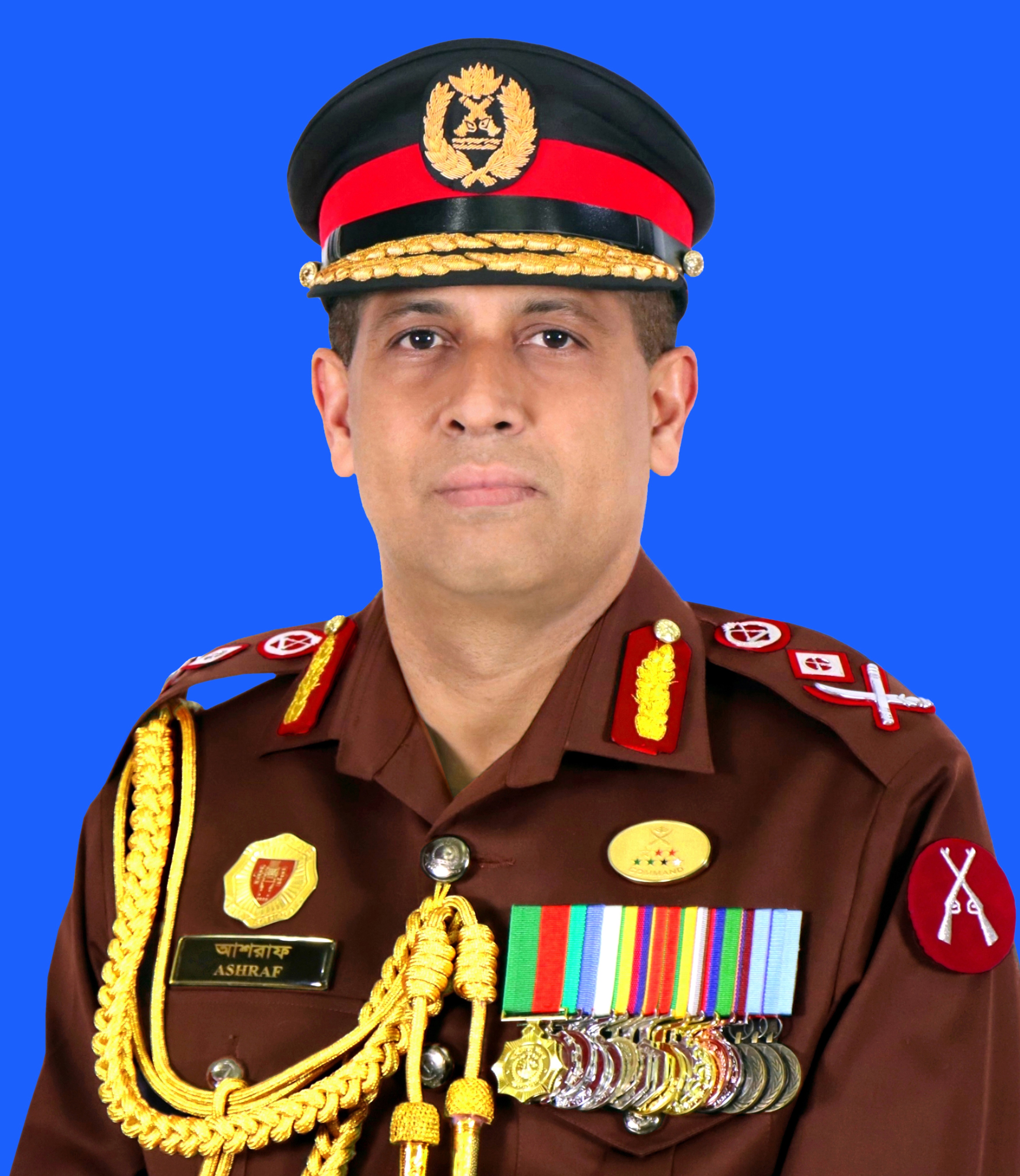 মেজর জেনারেল মোহাম্মদ আশরাফুজ্জামান সিদ্দিকী, ওএসপি, বিএসপি, এসইউপি, বিজিবিএম, এনডিসি, পিএসসি, এমফিল