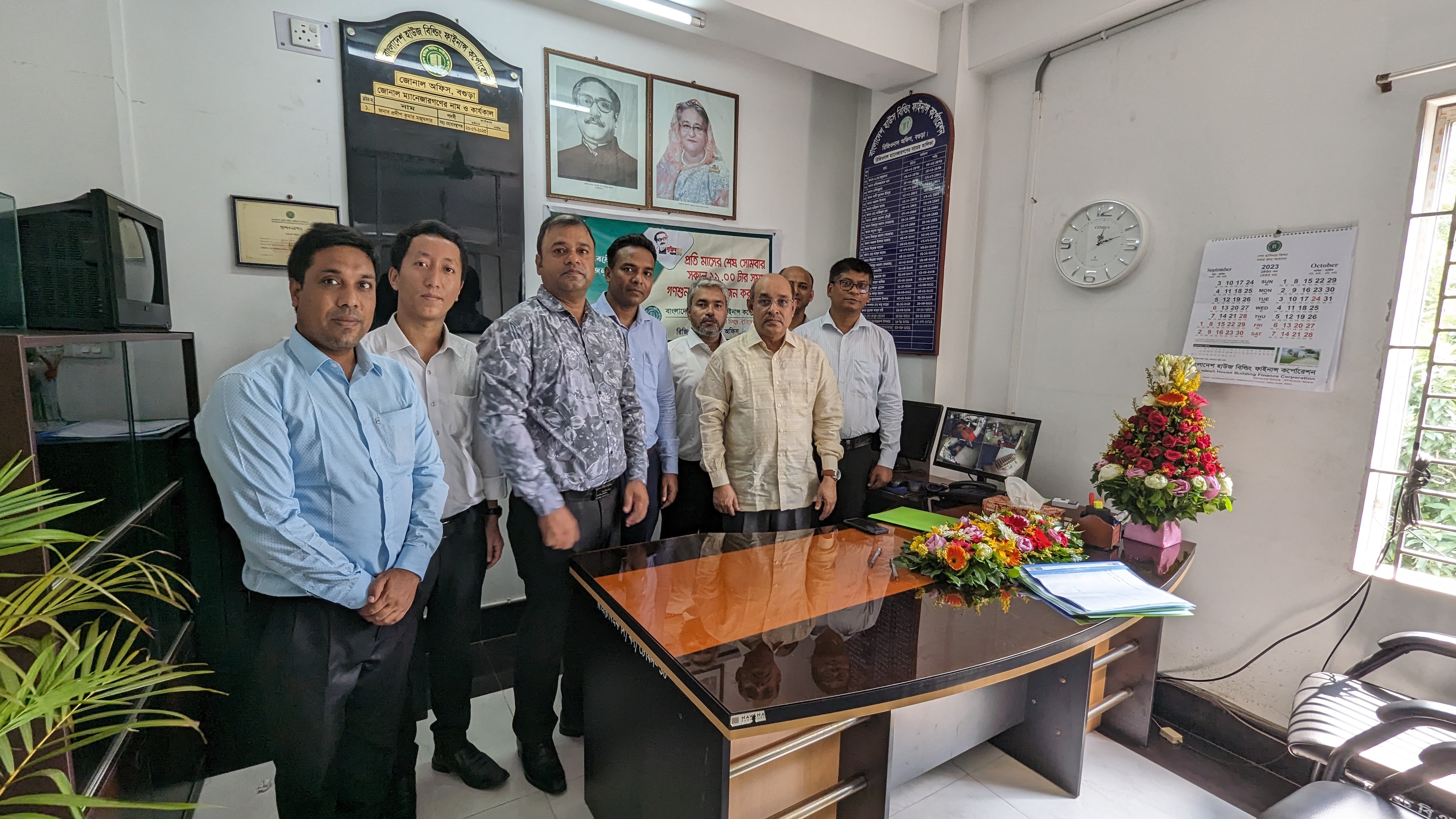 ব্যবস্থাপনা পরিচালক মহোদয়ের জোনাল অফিস, বগুড়া আগমণ