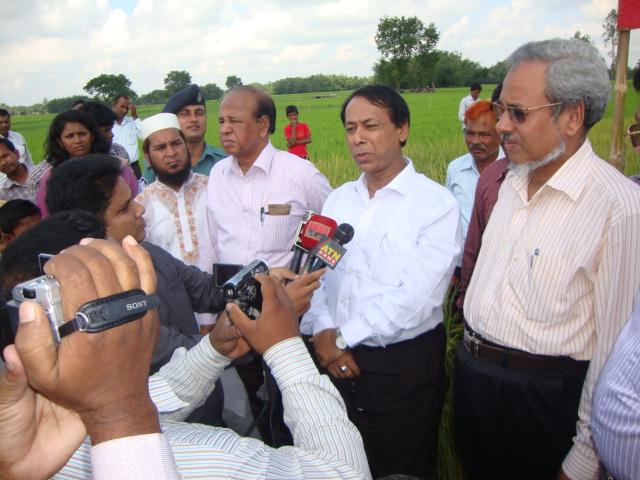 Field Day of Binadhan-7 at Nilphamari