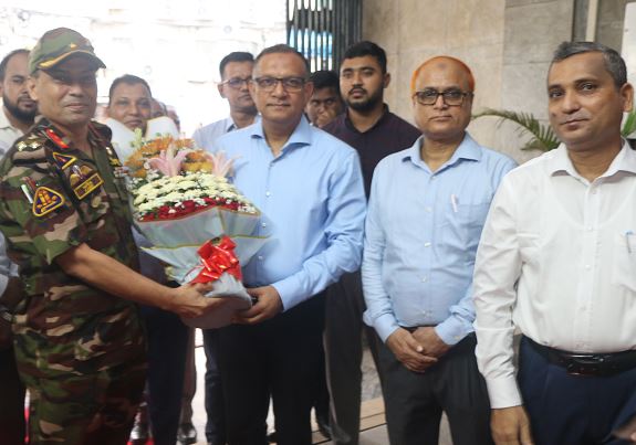 গত ২৩/০৭/২৬ তারিখে বস্ত্র ও পাট মন্ত্রণালয়ের মাননীয় প্রতিমন্ত্রী ও সচিব মহোদয় বিজেএমসি পরিদর্শন করেন।